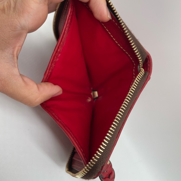 Dooney & Bourke Red Wallet - Picture 7 of 8